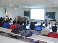 Our founder, Nikhil Narayan,  teaching PHP to IIT Kharagpur students. (15th March,2015) at Nalanda Academic Complex, IIT Kharagpur